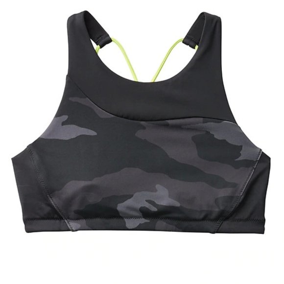 Athleta Freestyle Camo High Neck Bikini Top sz S - Picture 4 of 4